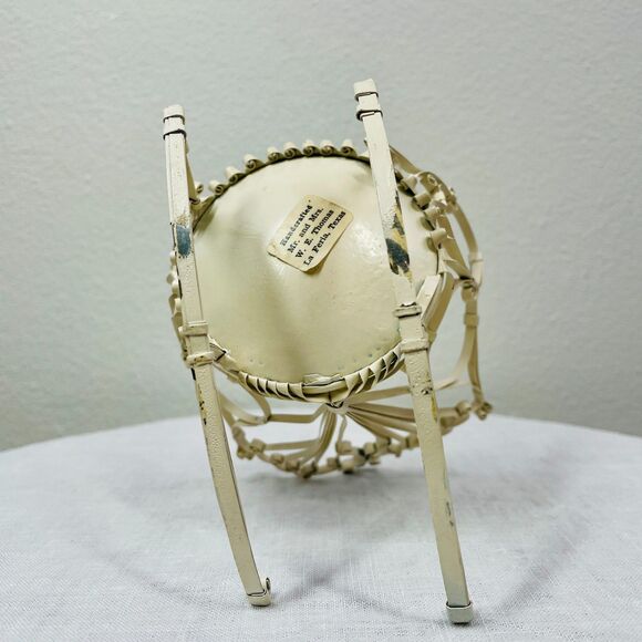 Vintage Miniature Dollhouse Metal Rocking Chair Original Folk Victorian Chair - Picture 7 of 11